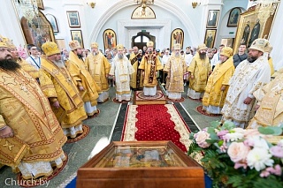 Епископ Леонид принял участие в Богослужениях по случаю Дня тезоименитства Патриаршего Экзарха всея Беларуси