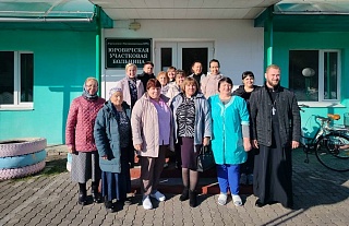 Посещение отделения круглосуточного пребывания для людей пожилого возраста в аг. Юровичи