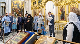 Митрополит Вениамин совершил в Свято-Духовом кафедральном соборе города Минска молебен перед началом нового учебного года